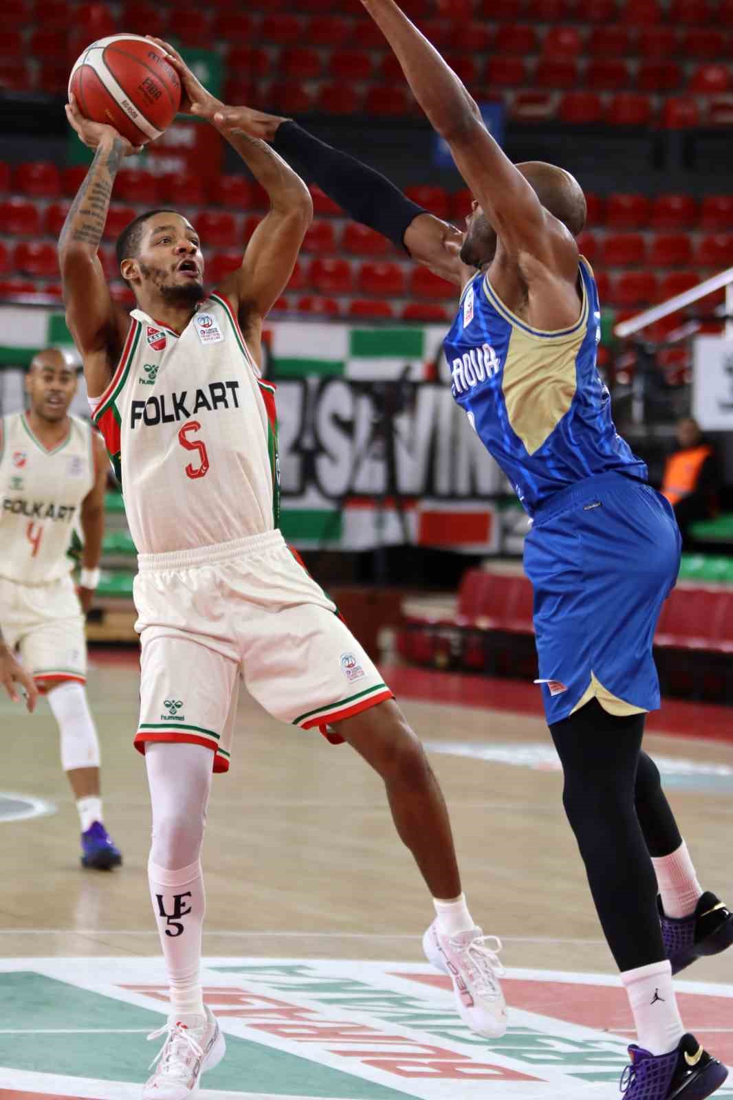 TÜRKİYE SİGORTA BASKETBOL SÜPER LİGİ'NİN 4. HAFTASINDA KARŞIYAKA, EVİNDE ÇAYIROVA BELEDİYESİ’Nİ 95-79 MAĞLUP ETTİ.