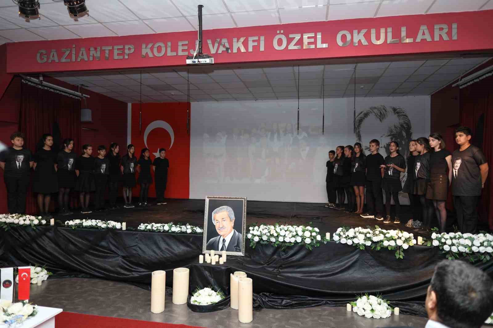 GAZİANTEP KOLEJ VAKFI (GKV) ÖZEL OKULLARI KURUCULARINDAN, İŞ İNSANI VE EĞİTİM GÖNÜLLÜSÜ MERHUM YUSUF CELALETTİN ERSOY, VEFATININ İKİNCİ SENE-İ DEVRİYESİNDE HÜZÜN VE MİNNETLE ANILDI