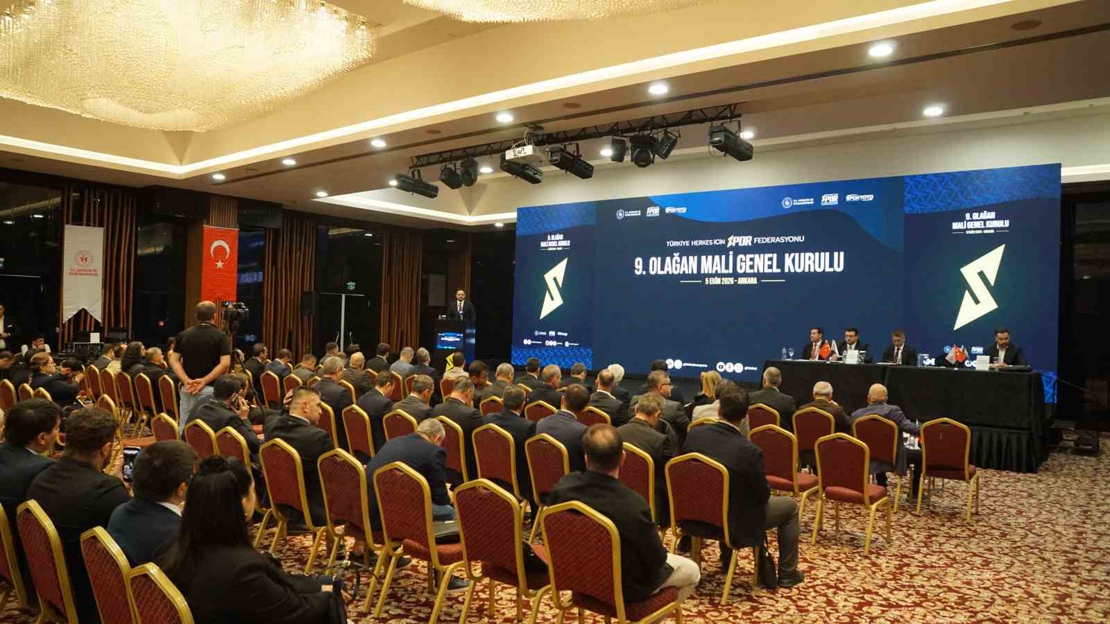 TÜRKİYE HERKES İÇİN SPOR FEDERASYONU’NUN 9. MALİ GENEL KURULU ANKARA’DA GERÇEKLEŞTİRİLDİ.