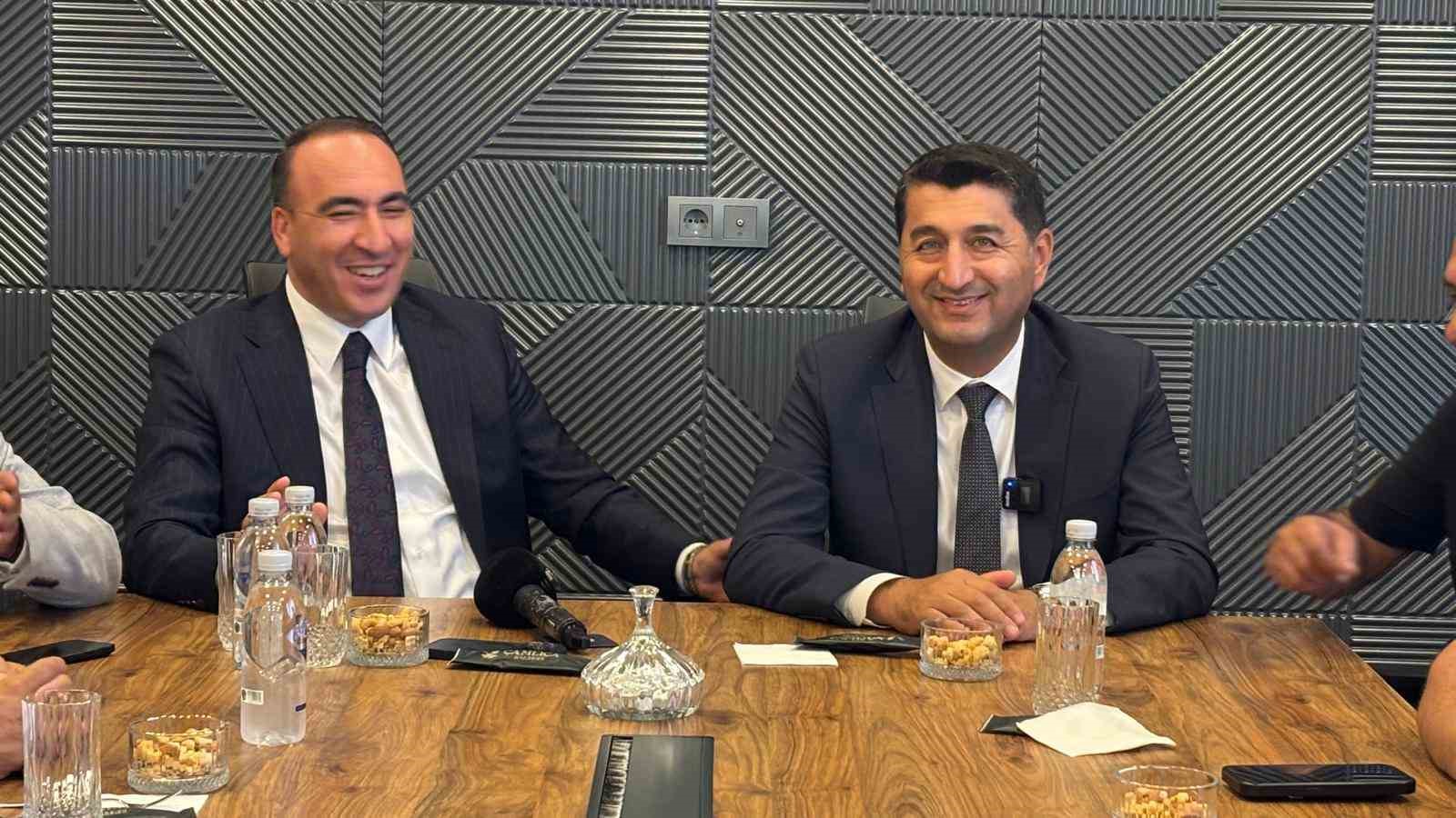 MİAD MALATYA ŞUBE BAŞKANI RIDVAN BUDAK VE MTSO BAŞKAN ADAYI MAHMUT BOYRAZ