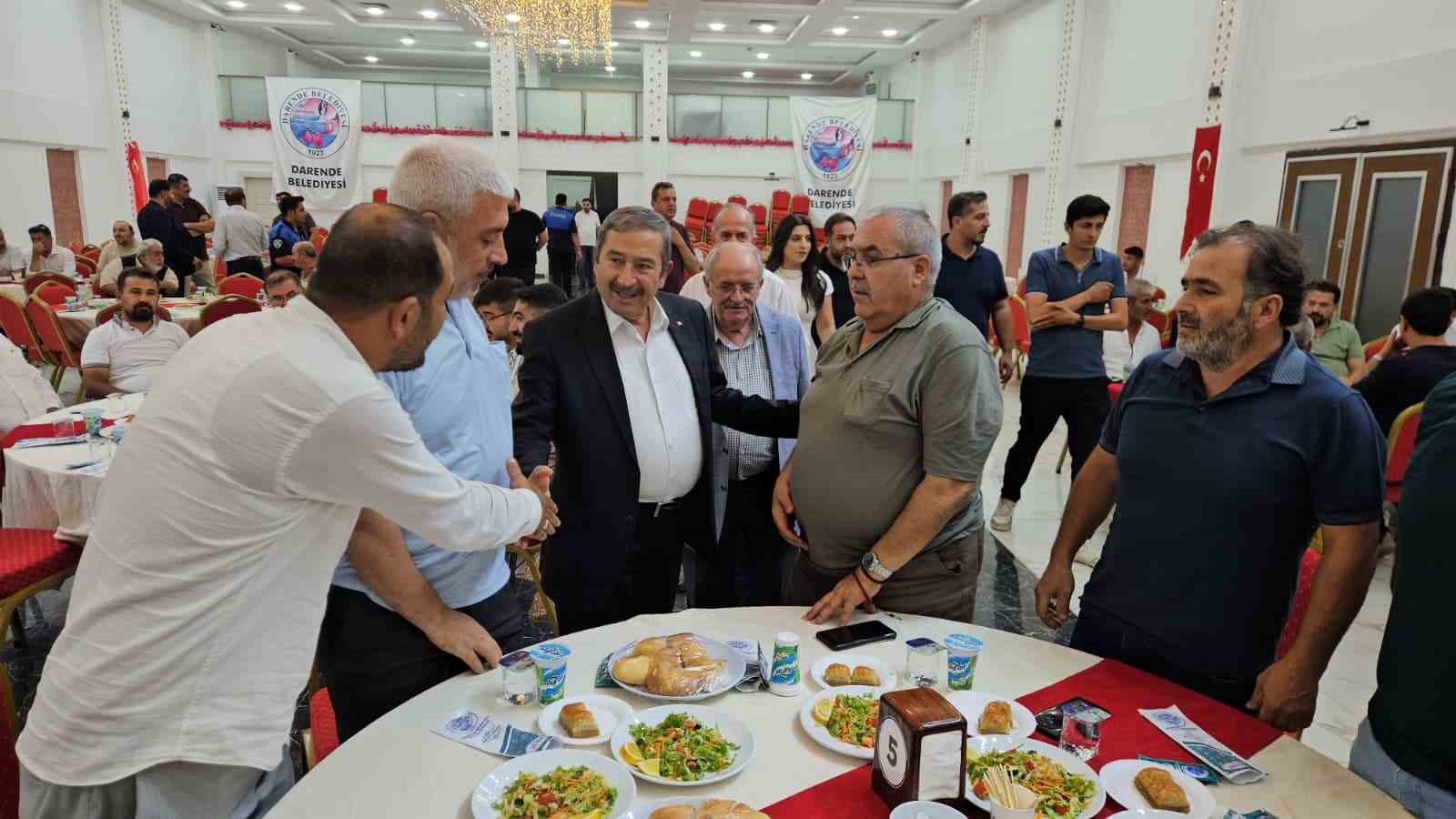 DARENDE’DE ZENGİBAR FESTİVALİ ÖNCESİ İŞ İNSANLARIYLA BULUŞMA