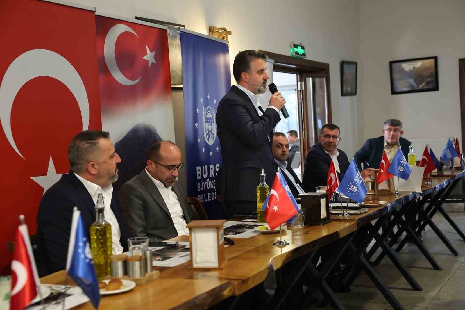 BURSA BÜYÜKŞEHİR BELEDİYE BAŞKAN VEKİLİ ŞAHİN BİBA, ORHANELİ İLÇESİ MUHTARLARIYLA BİR ARAYA GELEREK TALEP VE ÖNERİLERİNİ DİNLEDİ.