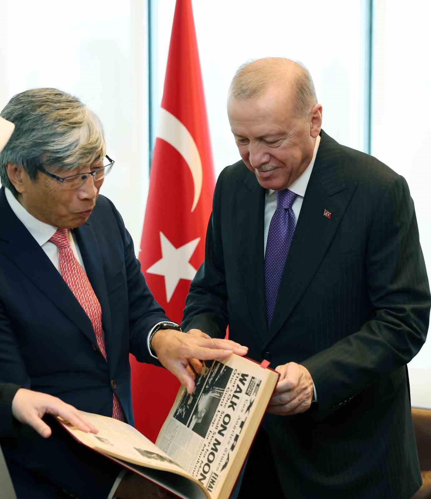 CUMHURBAŞKANI ERDOĞAN, DOKTOR PATRİCK SOON-SHİONG'U KABUL ETTİ