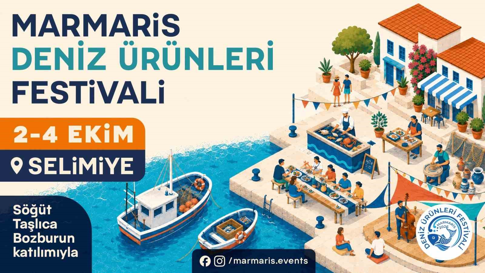 MARMARİS’İN EŞSİZ DOĞASI, DENİZİN BEREKETİ VE EGE’NİN ZENGİN GASTRONOMİ KÜLTÜRÜ, 2. MARMARİS DENİZ ÜRÜNLERİ FESTİVALİ İLE BİR KEZ DAHA BULUŞMAYA HAZIRLANIYOR.