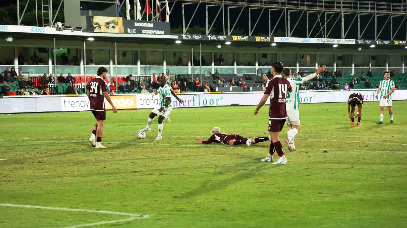 TRENDYOL 1. LİG'İN 11. HAFTASINDA BODRUM FK SAHASINDA BANDIRMASPOR’U 2-1 YENDİ.