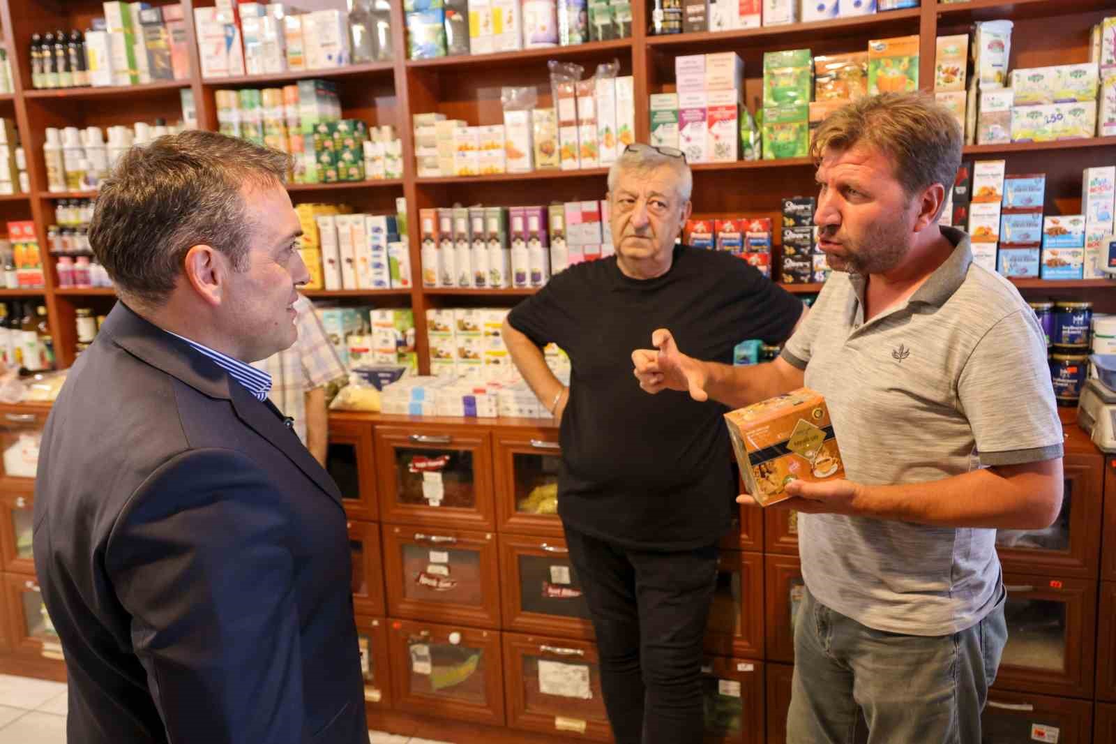 VALİ SÖZER, ESNAF VE VATANDAŞLARIN TALEPLERİNİ DİNLEDİ