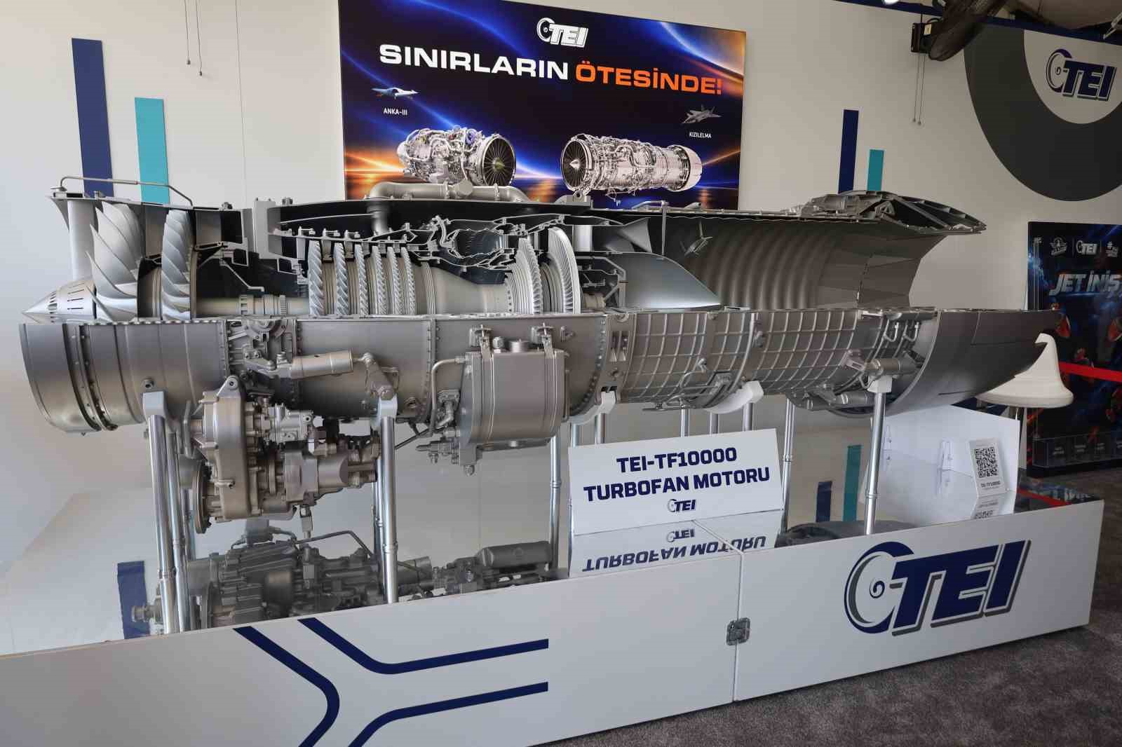 TEI-TF10000 (TÜRKİYE'NİN EN GÜÇLÜ MİLLİ TURBOFAN MOTORU), TEI-TF6000 (TÜRKİYE'NİN İLK UÇAK MOTORU), TEI-TS1400 (TÜRKİYE'NİN İLK MİLLÎ HELİKOPTER MOTORU), TEI-PD170 (TÜRKİYE'NİN İLK MİLLÎ TURBODİZEL HAVACILIK MOTORU) VE T700-TEI-701D (TÜRKİYE'NİN İLK YERLİ HELİKOPTER MOTORU) GİBİ ANA PROJELER ZİYARETÇİLERE TANITILDI.
