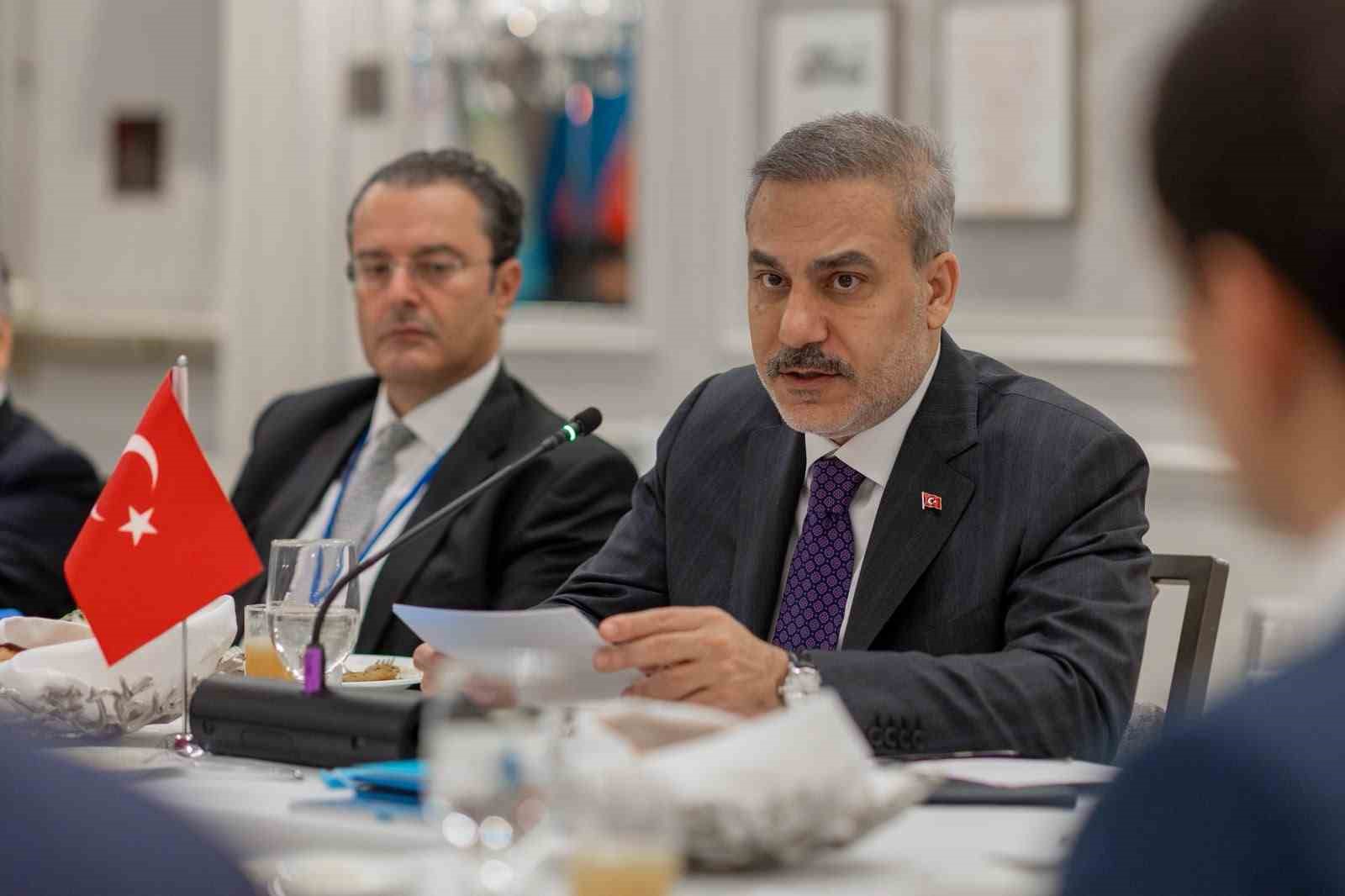 DIŞİŞLERİ BAKANI HAKAN FİDAN, NEW YORK'TA TÜRK DEVLETLERİ TEŞKİLATI (TDT) DIŞİŞLERİ BAKANLARI KONSEYİ GAYRİRESMİ TOPLANTISI’NA KATILDI.
