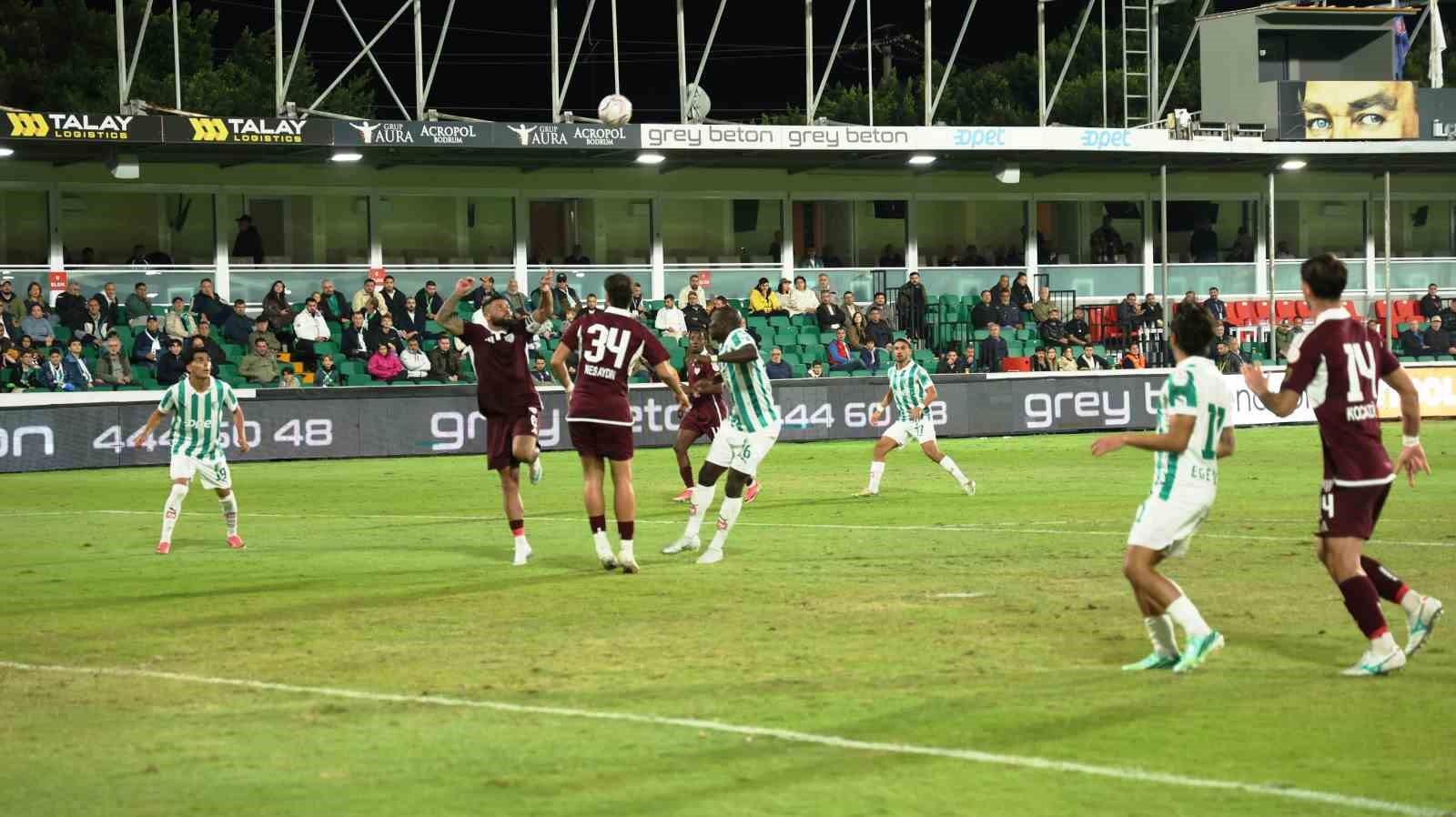 TRENDYOL 1. LİG'İN 11. HAFTASINDA BODRUM FK SAHASINDA BANDIRMASPOR’U 2-1 YENDİ.