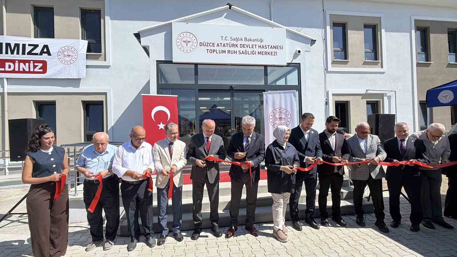 DÜZCE’DE 65 MİLYON LİRA YATIRIM BEDELİ İLE RUH SAĞLIĞI MERKEZİ VE ÇOK DİSİPLİNLİ ÇOCUK VE GENÇ RUH SAĞLIĞI MERKEZİ AÇILDI.