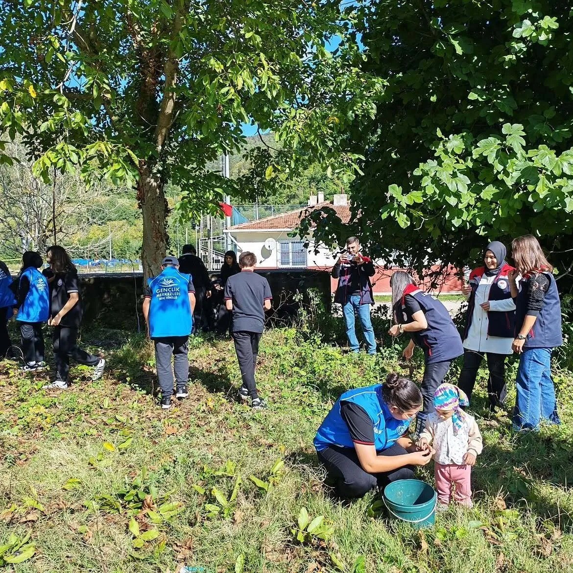 SİNOP’UN ERFELEK İLÇESİNDE DÜZENLENEN HASAT ETKİNLİĞİNDE BİR ARAYA GELEN GENÇLER, DALINDAN TOPLADIKLARI İNCİR VE CEVİZLERİ HEM TATTI HEM DE ÜRETİME KATKI SUNDU.