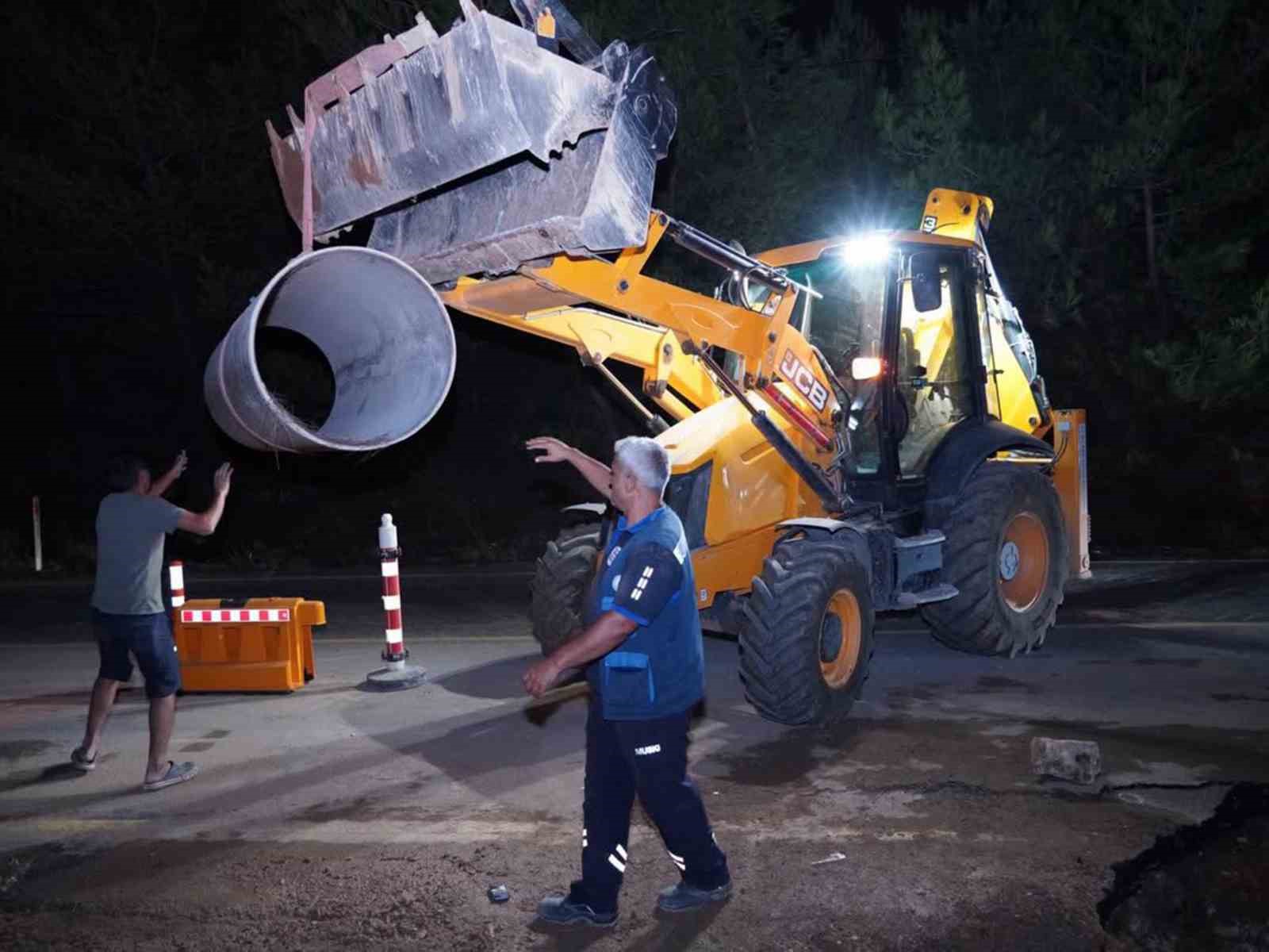 MUSKİ’DEN BODRUM SU İSALE HATTINDAKİ PATLAMA HAKKINDA AÇIKLAMA