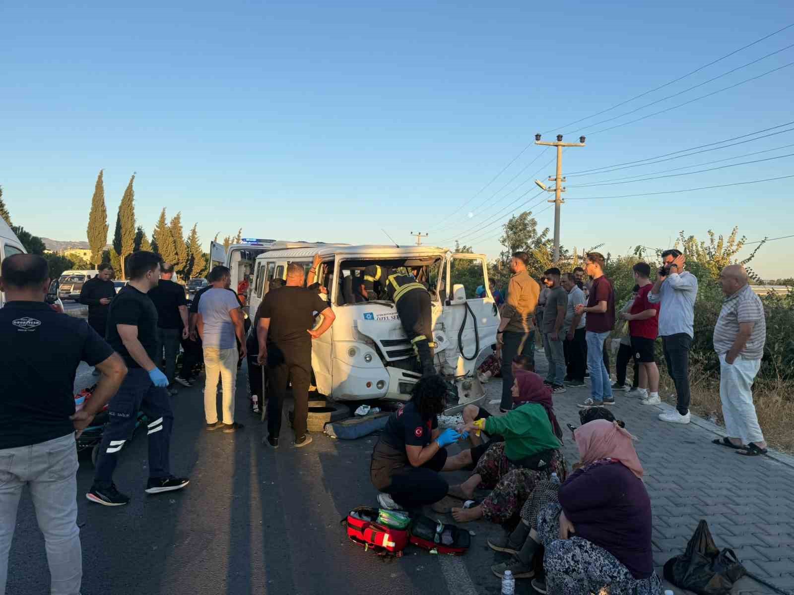 AYDIN’DA TRAFİK KAZASI: 10 YARALI