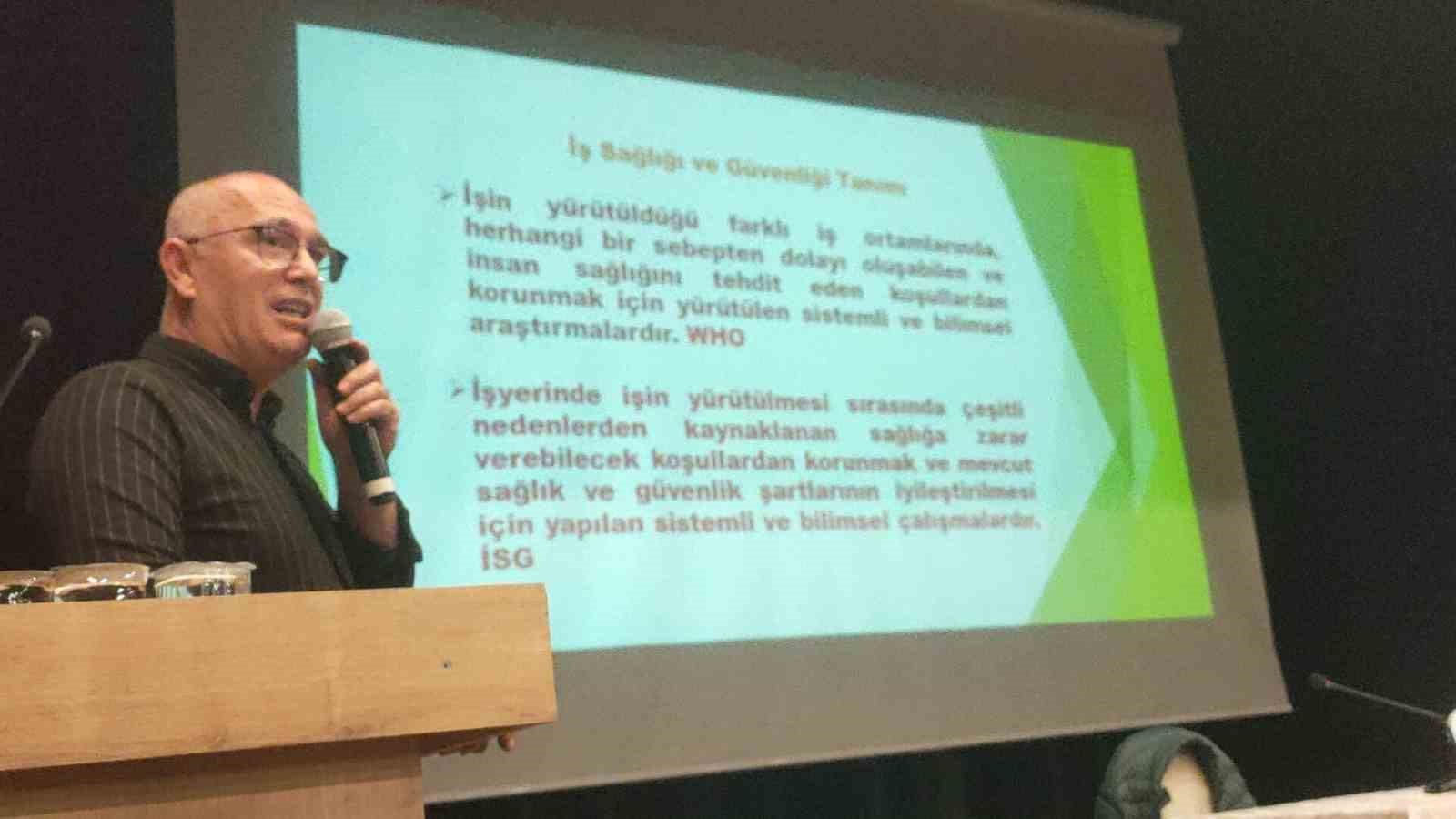 UZMANLAR TARAFINDAN BİLGİLENDİRİLDİLER