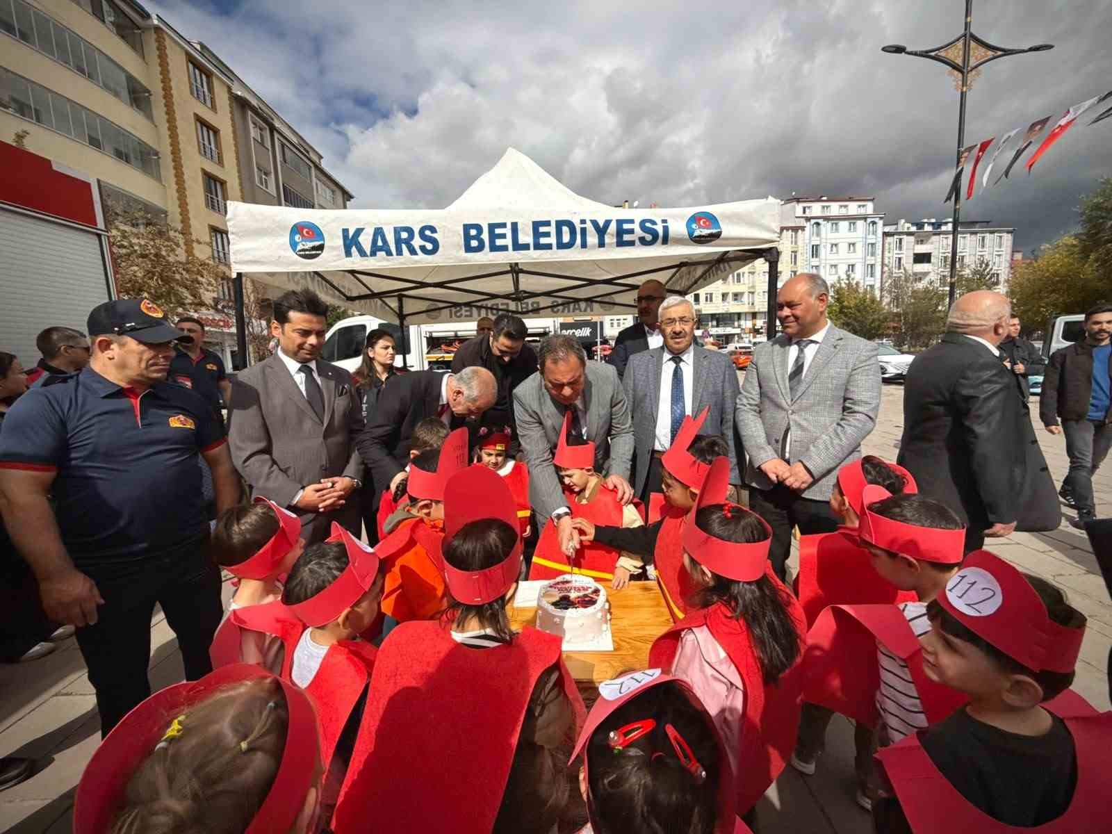 KARS’TA İTFAİYE TEŞKİLATININ 312. KURULUŞ YIL DÖNÜMÜ KUTLANDI(KARS-İHA)