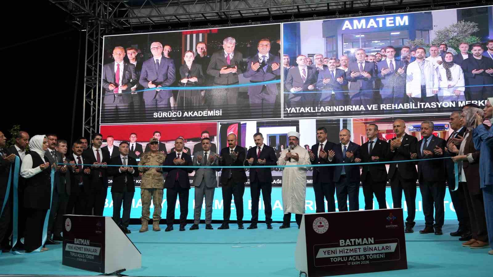 İÇİŞLERİ BAKANI MUSTAFA ÇİFTÇİ, BATMAN’DA TAMAMLANAN YATIRIMLARIN TOPLU AÇILIŞ TÖRENİNE KATILDI.