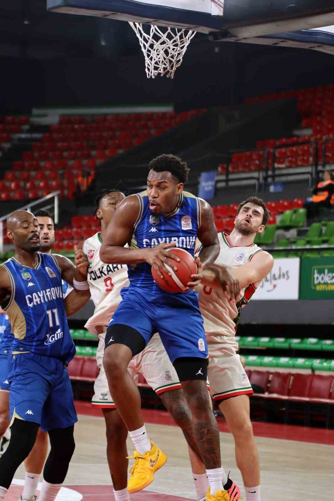 TÜRKİYE SİGORTA BASKETBOL SÜPER LİGİ'NİN 4. HAFTASINDA KARŞIYAKA, EVİNDE ÇAYIROVA BELEDİYESİ’Nİ 95-79 MAĞLUP ETTİ.