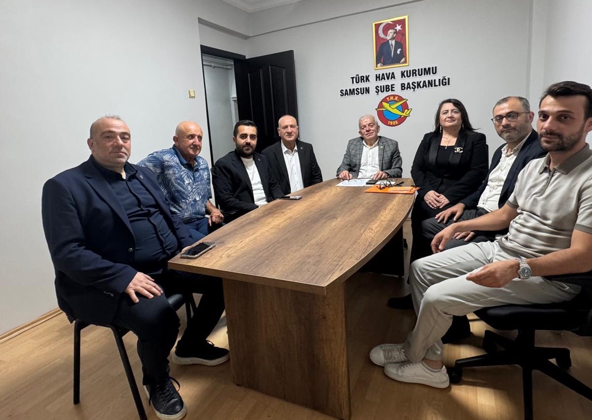 THK SAMSUN ŞUBE BAŞKANLIĞINDA YENİ YÖNETİM DÖNEMİNİN İLK YÖNETİM KURULU TOPLANTISI, ŞUBE BAŞKANI İSMAİL HUT BAŞKANLIĞINDA GERÇEKLEŞTİRİLDİ.