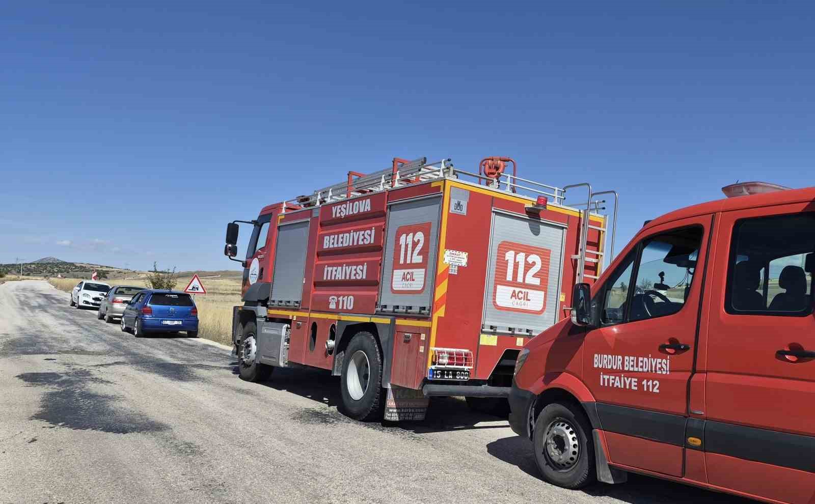İHBAR ÜZERİNE BÖLGEYE SAĞLIK VE JANDARMA EKİPLERİ SEVK EDİLDİ.