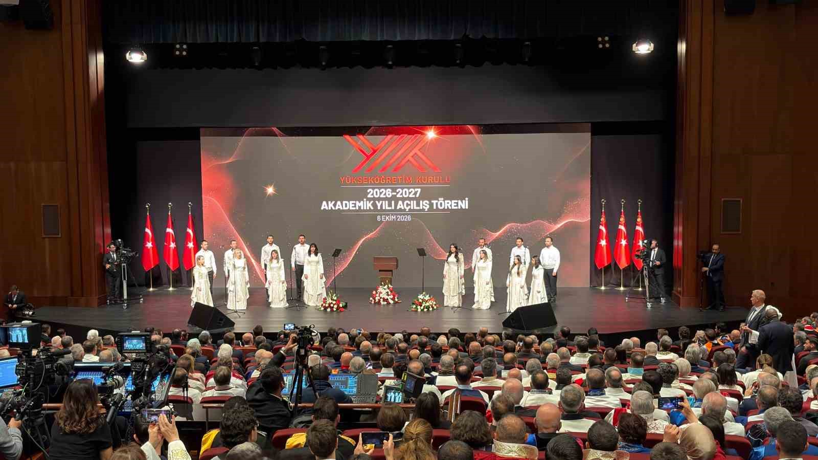 2026-2027 AKADEMİK YILI AÇILIŞ TÖRENİ, CUMHURBAŞKANI RECEP TAYYİP ERDOĞAN VE YÖK BAŞKANI EROL ÖZVAR’IN KATILIMLARIYLA GERÇEKLEŞTİ.