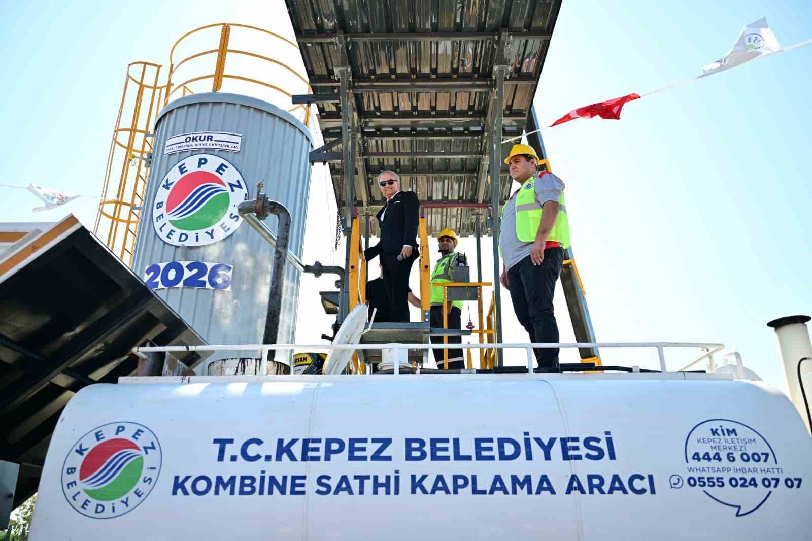 KEPEZ BELEDİYE BAŞKANI MESUT KOCAGÖZ, KEPEZ’İN PARASINI KORUYAN VE HİZMET KAPASİTESİNİ ARTIRAN YATIRIMLARA BİR YENİSİNİ EKLEDİ. 47 MİLYON 550 BİN TL’LİK YATIRIMLA KURULAN EMÜLSİYON TESİSİ, YILLIK YAKLAŞIK 30 MİLYON TL TASARRUF SAĞLAYACAK