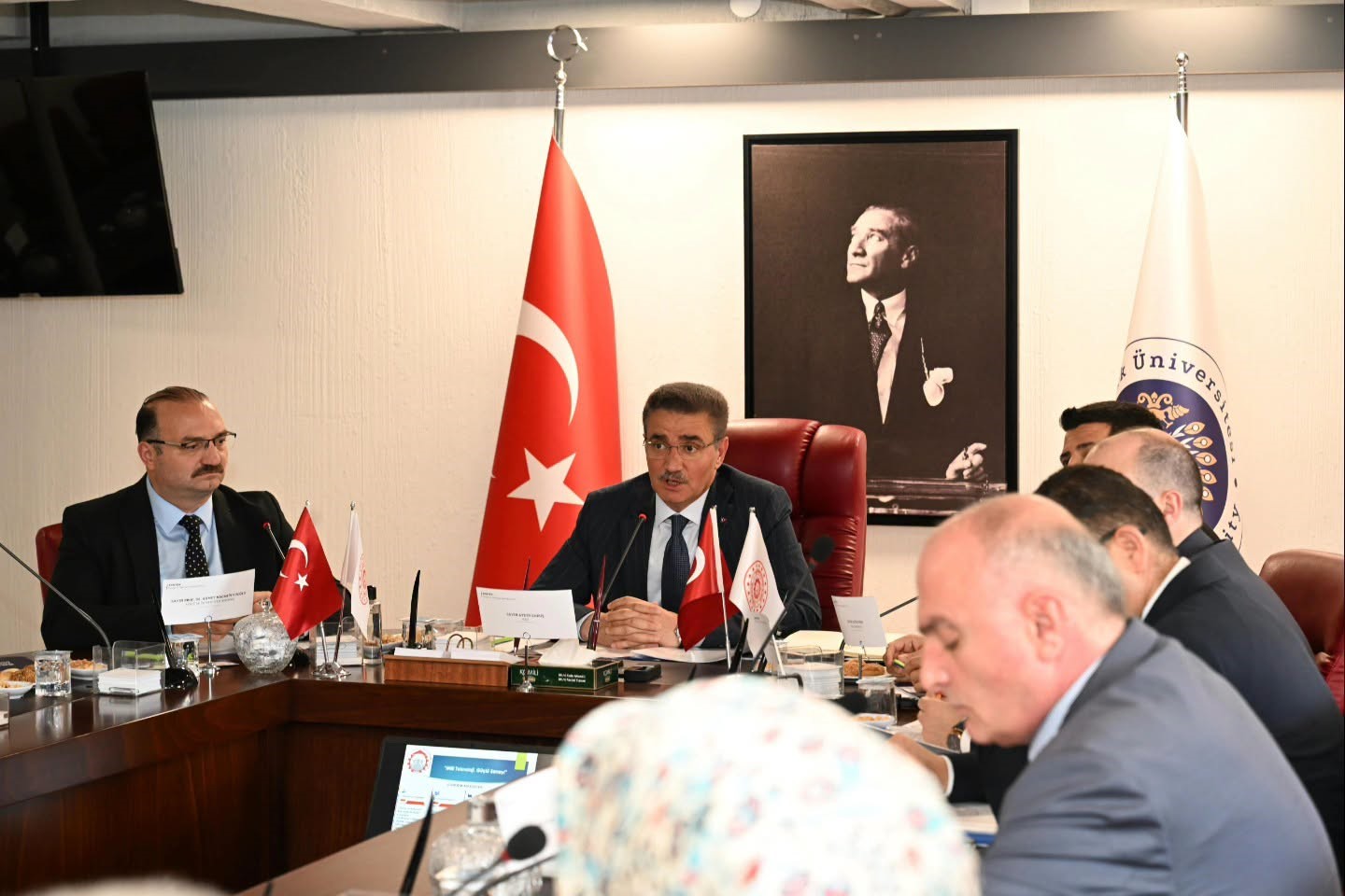 ERZURUM’DA ATATÜRK ÜNİVERSİTESİ EV SAHİPLİĞİNDE DÜZENLENEN SANAYİ VE TEKNOLOJİ İŞBİRLİĞİ KURULU (SANTEK) TOPLANTISI’NA YAPILDI.