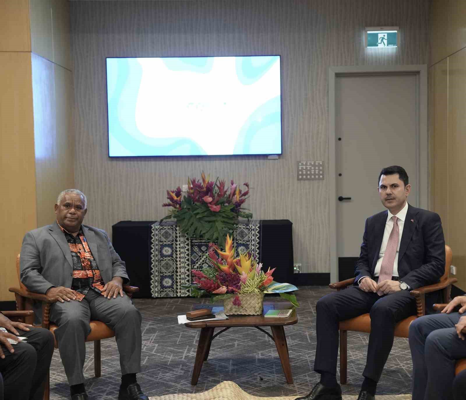 JOTHAM NAPAT VANUATU BAŞBAKANI İKİLİ GÖRÜŞME