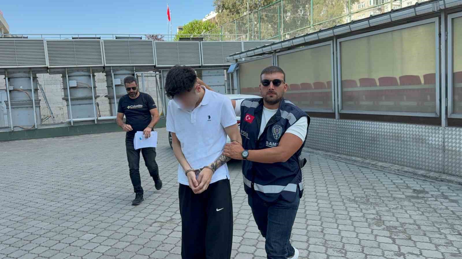 POLİSTEKİ SORGULAMASI TAMAMLANAN P.A., BUGÜN SAMSUN ADLİYESİNE SEVK EDİLDİ.
