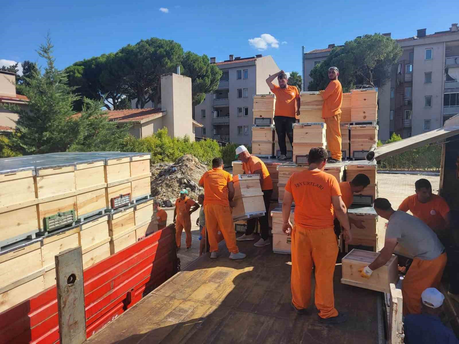 ÇANAKKALE'DE YANGINDAN ETKİLENEN ARICILARA 2 BİN ADET ARI KOVANI DAĞITIMI TAMAMLANDI.