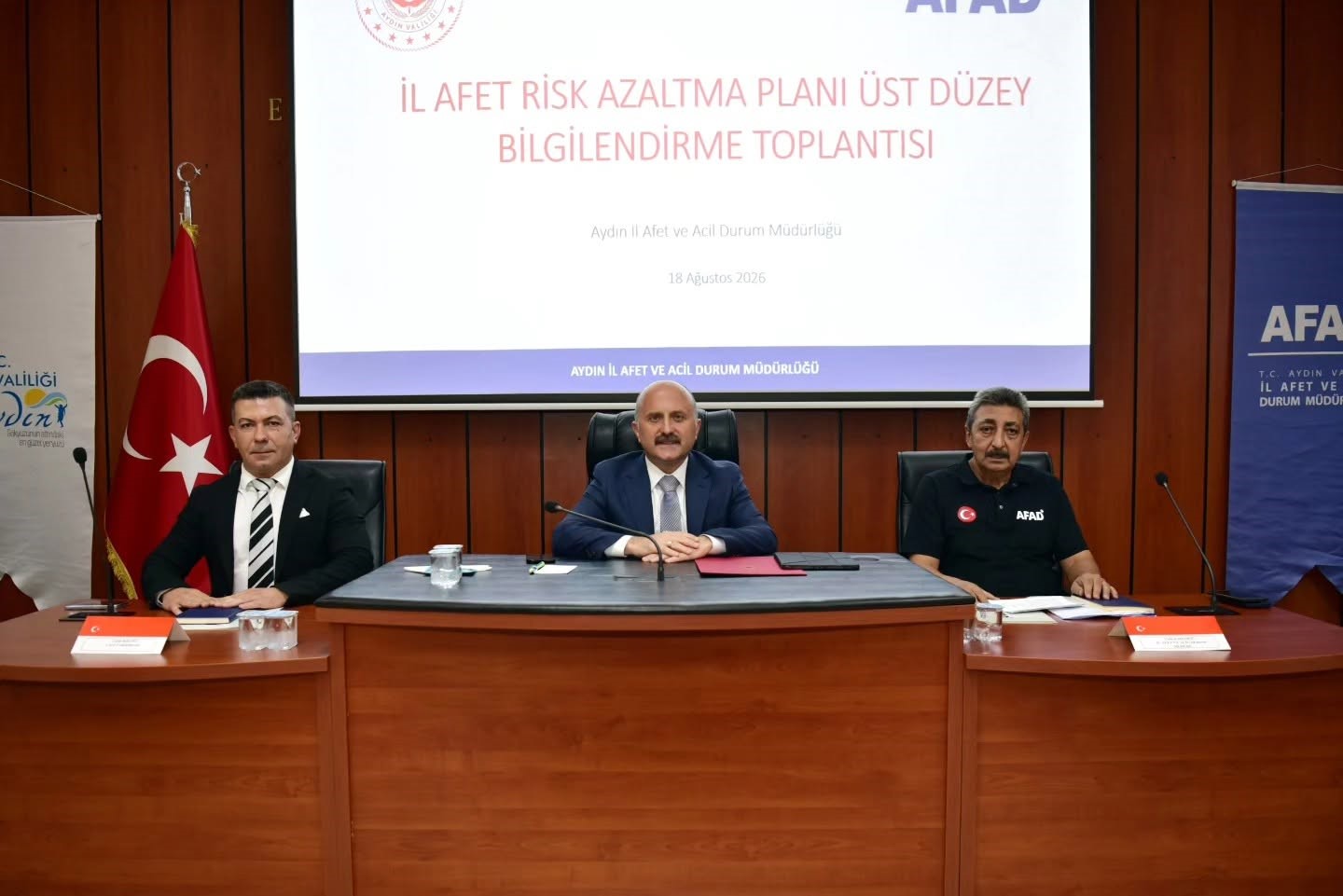 AYDIN’DA AFETLERE KARŞI TEDBİRLER GÖRÜŞÜLDÜ