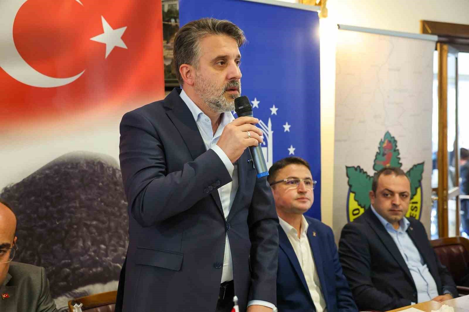 BURSA BÜYÜKŞEHİR BELEDİYE BAŞKAN VEKİLİ ŞAHİN BİBA, ORHANELİ İLÇESİ MUHTARLARIYLA BİR ARAYA GELEREK TALEP VE ÖNERİLERİNİ DİNLEDİ.
