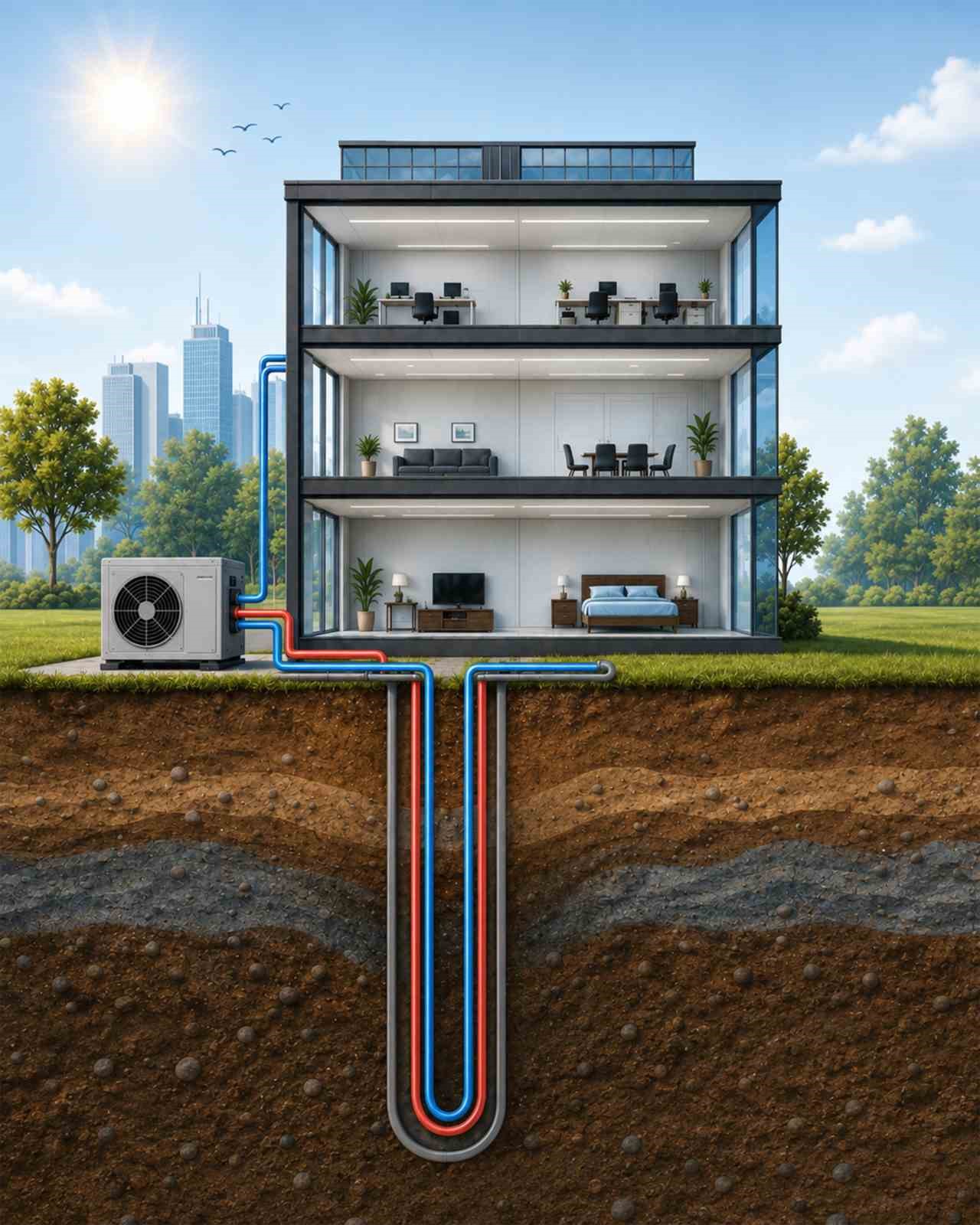 JEOTERMAL ENERJİ DERNEĞİ (JED) YÖNETİM KURULU BAŞKANI ALİ KINDAP, "JEOTERMAL ENERJİYİ YALNIZCA ELEKTRİK ÜRETİMİ VE KONUT ISITMASI ÖLÇEĞİNDE GÖRMEMEK GEREKİYOR. TÜM GELİŞMİŞ ÜLKELER, BÖLGESEL ISITMA VE SOĞUTMA SİSTEMLERİNDE JEOTERMALİ DAHA SIK KULLANIYOR VE KAMU YÖNETİMLERİ TARAFINDAN DESTEKLENİYOR." DEDİ.