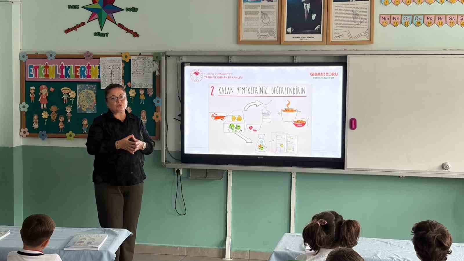 DÜZCE’NİN AKÇAKOCA İLÇESİNDE 29 EYLÜL ULUSLARARASI GIDA KAYBI VE İSRAFINA KARŞI FARKINDALIK GÜNÜ KAPSAMINDA OSMANİYE İLKOKULU ÖĞRENCİLERİNE YÖNELİK EĞİTİM DÜZENLENDİ.