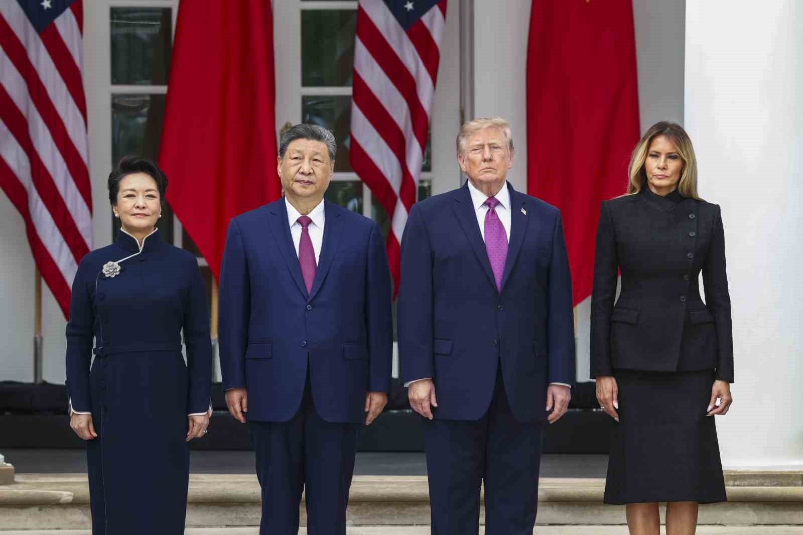 ABD BAŞKANI DONALD TRUMP, BİRLEŞMİŞ MİLLETLER (BM) 81. GENEL KURULU KAPSAMINDA ABD’YE 3 GÜNLÜK ZİYARETTE BULUNAN ÇİN DEVLET BAŞKANI Xİ JİNPİNG İLE BEYAZ SARAY’DA ORTAK BASIN AÇIKLAMASI YAPTI.