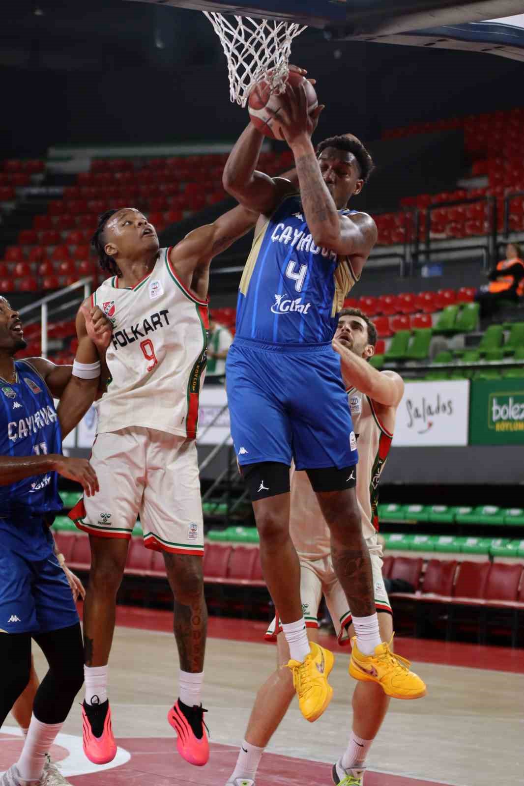 TÜRKİYE SİGORTA BASKETBOL SÜPER LİGİ'NİN 4. HAFTASINDA KARŞIYAKA, EVİNDE ÇAYIROVA BELEDİYESİ’Nİ 95-79 MAĞLUP ETTİ.