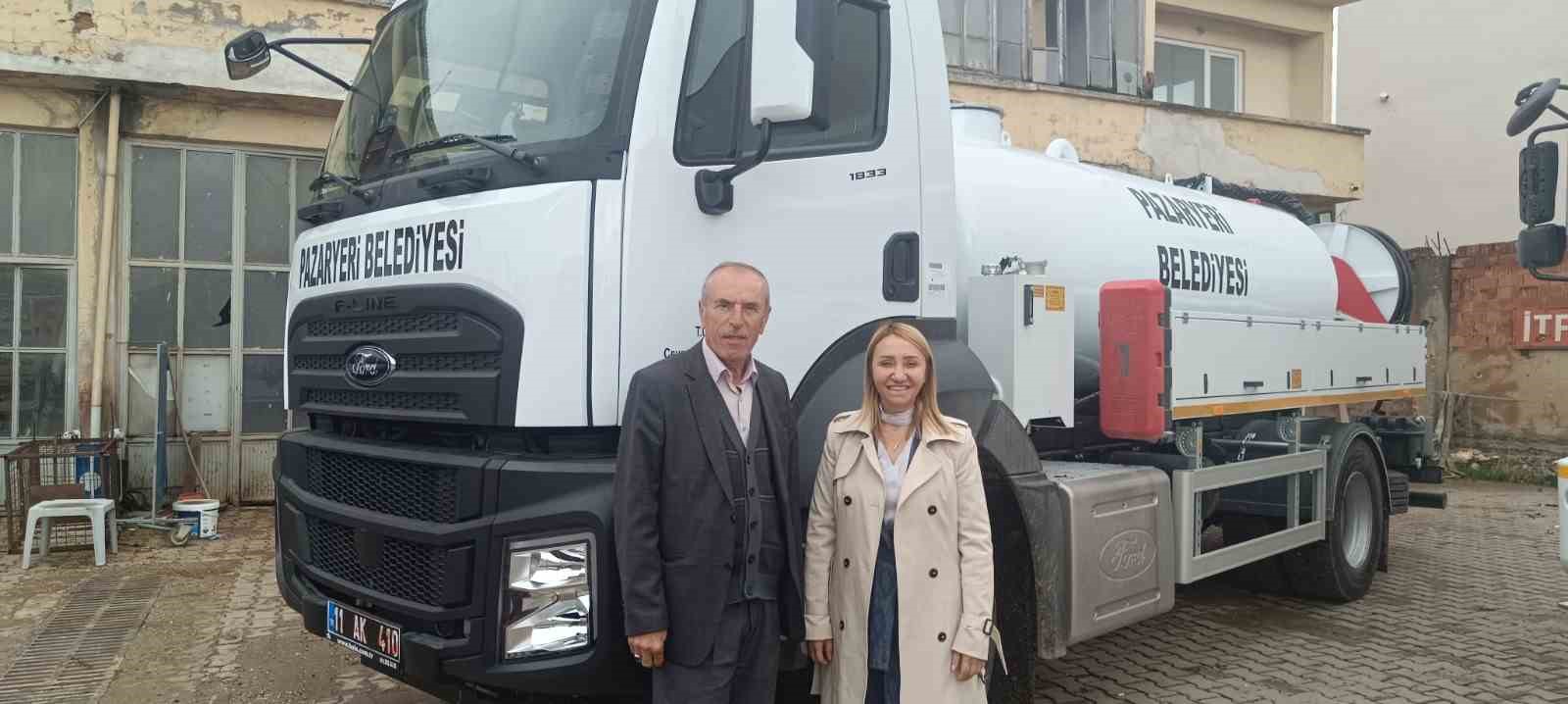 PAZARYERİ BELEDİYESİ ARAÇ FİLOSUNU GÜÇLENDİRDİ