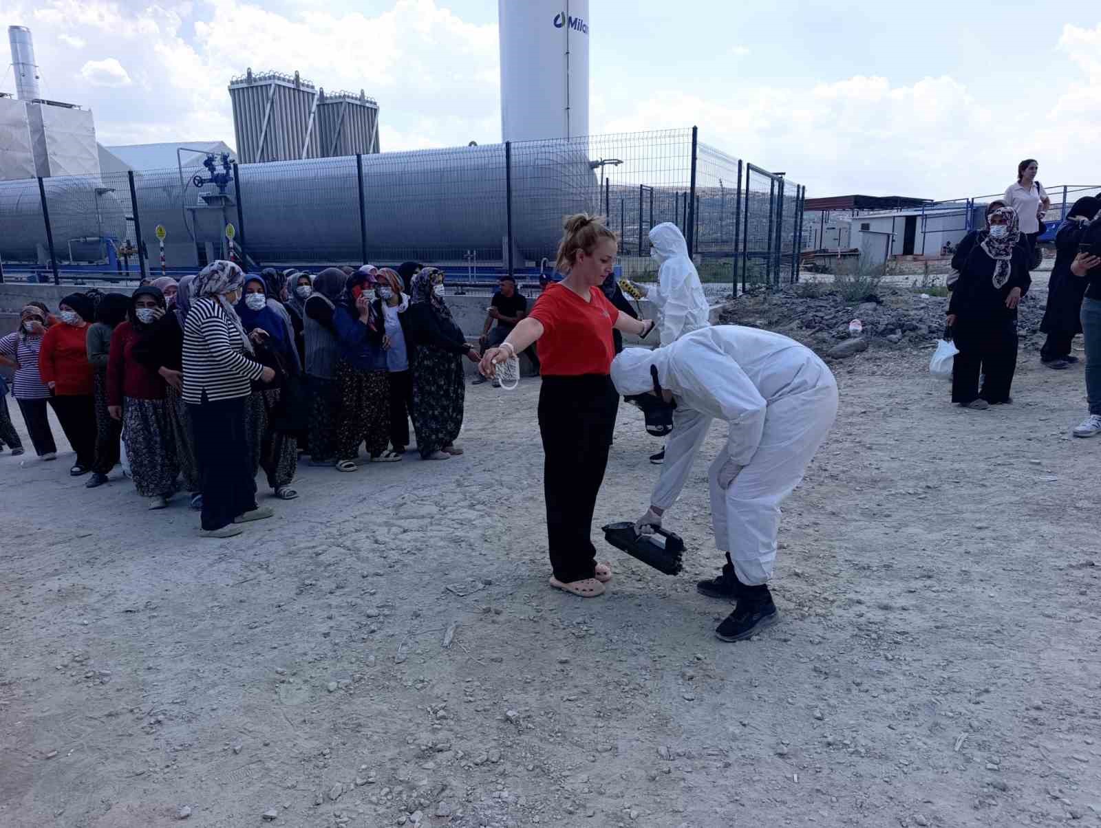 AFYONKARAHİSAR’DA İLAÇLAMA YAPILAN DOMATES SERASINDA ZEHİRLENEREK HASTANEYE KALDIRILANLARIN SAYISI 24’E YÜKSELİRKEN, GAZA MARUZ KALAN 20’YE YAKIN İŞÇİ, HASTANE SEVKİNİ REDDETMELERİ ÜZERİNE AFAD EKİPLERİ TARAFINDAN ÖZEL CİHAZLARLA KONTROLE TABİ TUTULARAK EVLERİNE GÖNDERİLDİ.