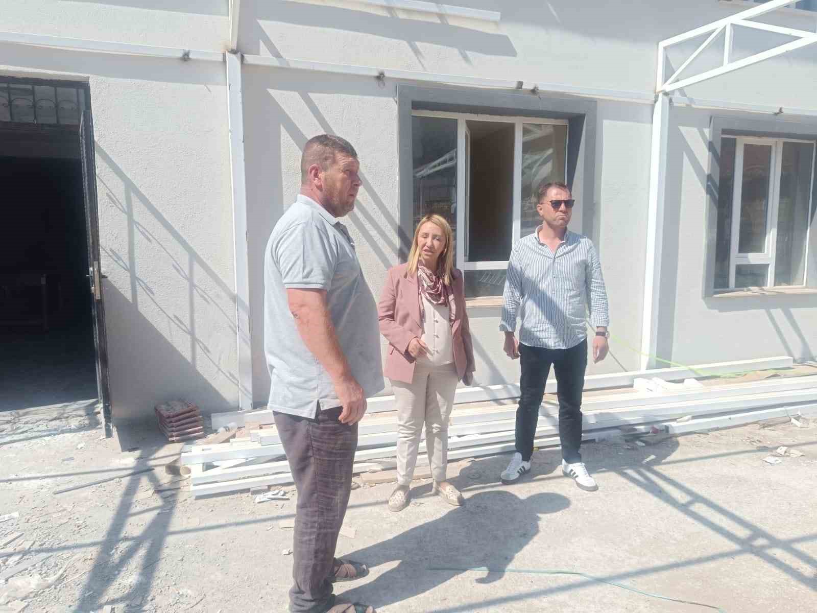 YILLARDIR ATIL DURUMDAKİ BİNA YENİDEN HAYAT BULUYOR