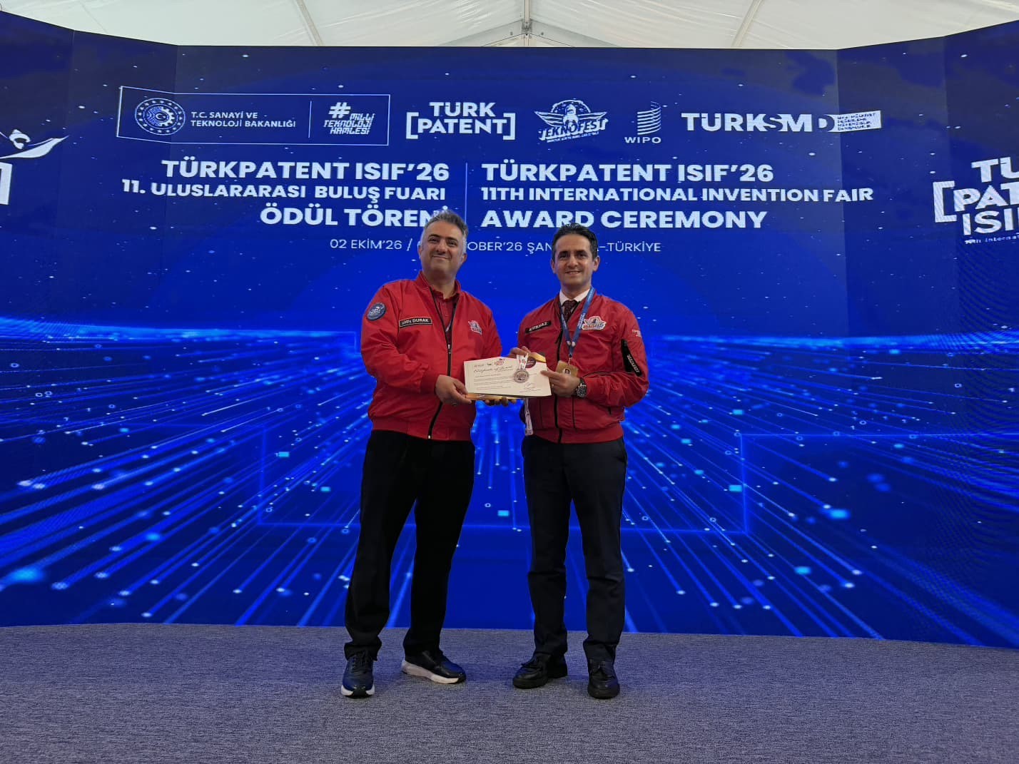 TÜRK PATENT VE MARKA KURUMU BAŞKANI PROF. DR. MUHAMMED ZEKİ DURAK (SOLDA)