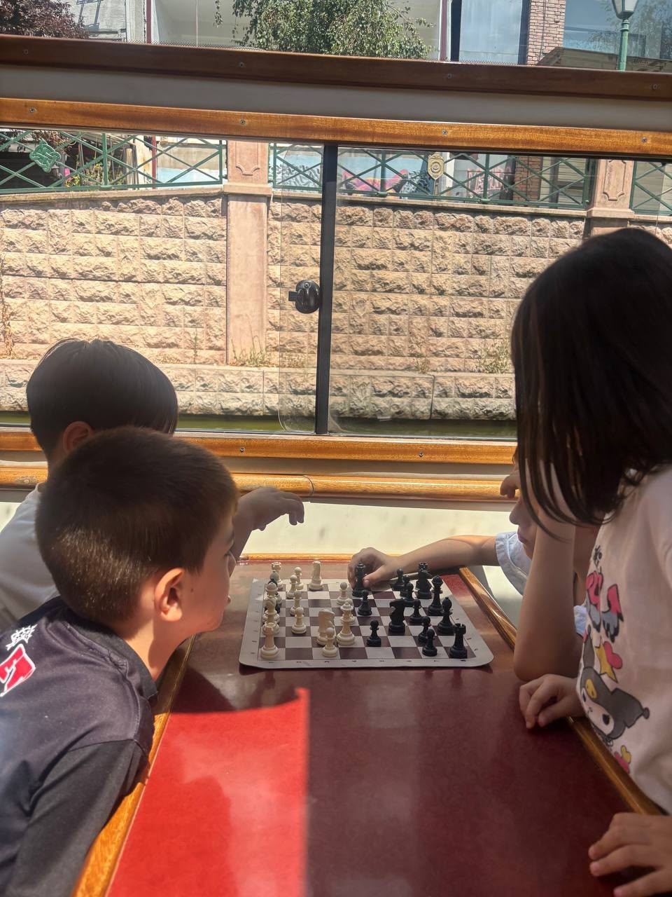MİNİKLER SU ÜSTÜNDE SATRANÇ OYNADI
