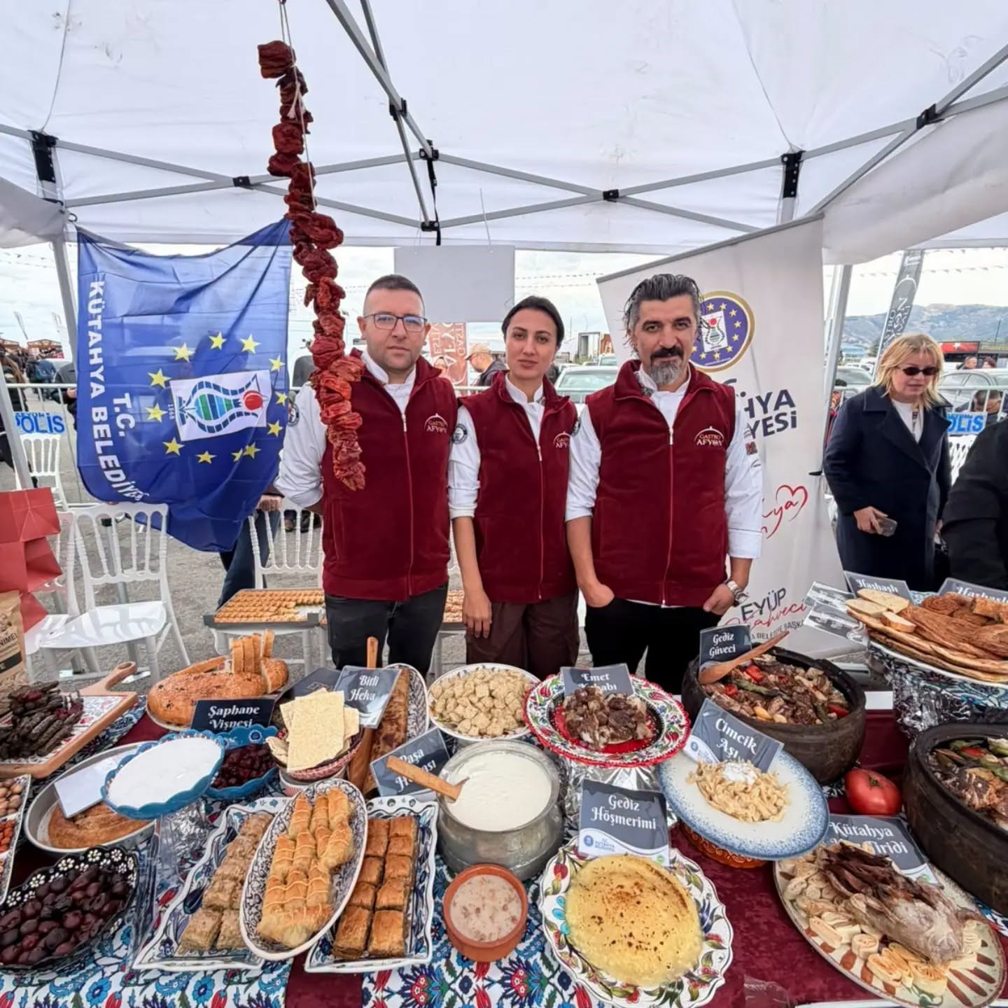 KÜTAHYA’NIN COĞRAFİ İŞARETLİ LEZZETLERİ AFYON GASTRONOMİ FESTİVALİ’NDE TANITILDI