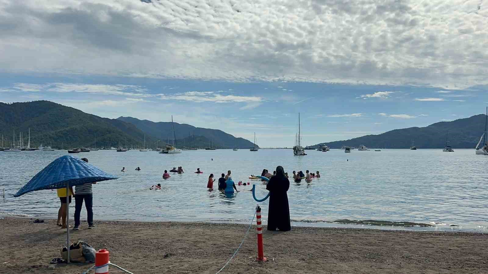 MARMARİS'İN EN ÖZEL MİSAFİRLERİ ‘İLK KEZ DENİZİ MARMARİS'TE GÖRDÜLER'