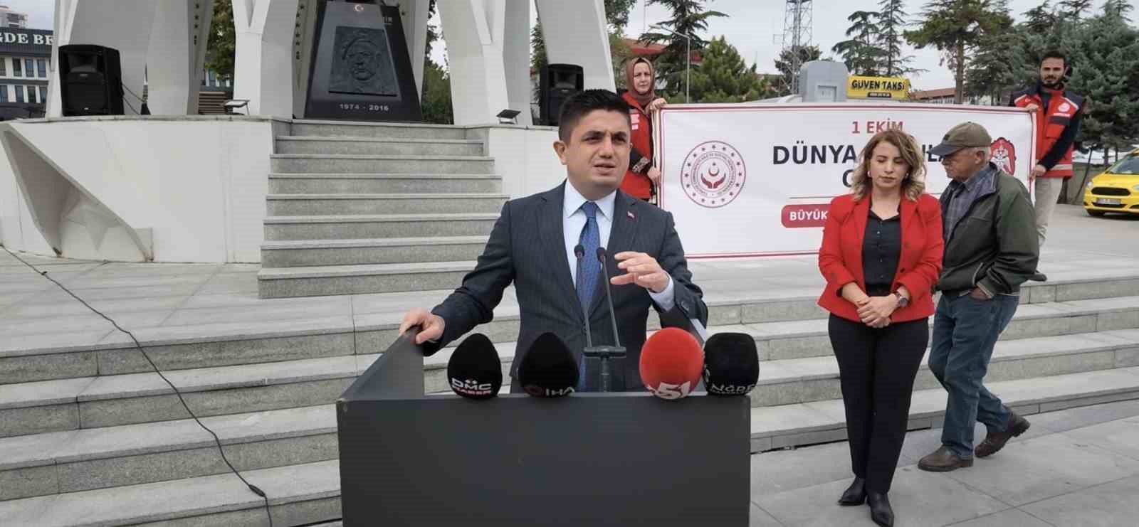 NİĞDE VALİ YARDIMCISI SONER DİVLİ KONUŞMA YAPTI.
