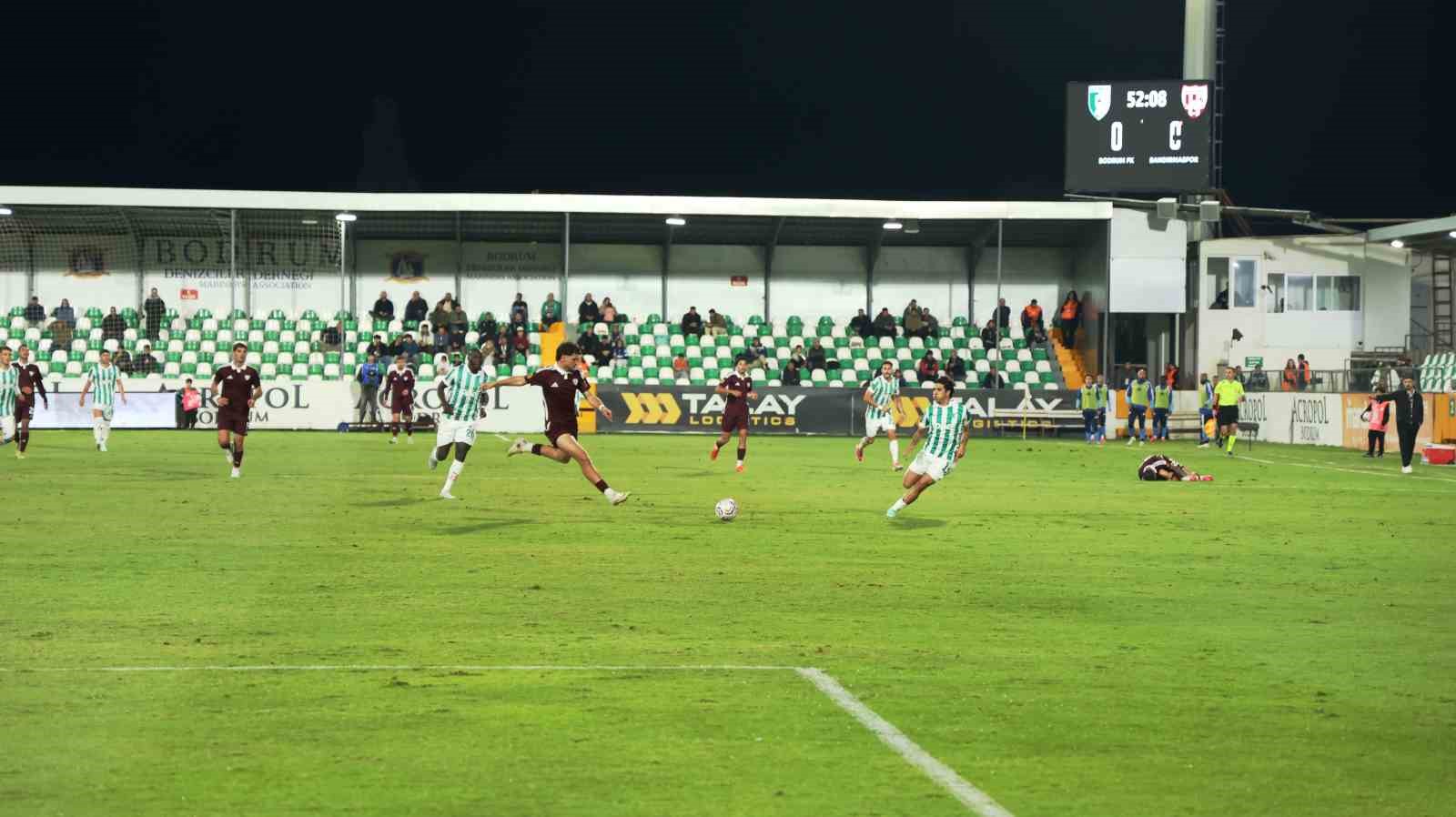 TRENDYOL 1. LİG'İN 11. HAFTASINDA BODRUM FK SAHASINDA BANDIRMASPOR’U 2-1 YENDİ.
