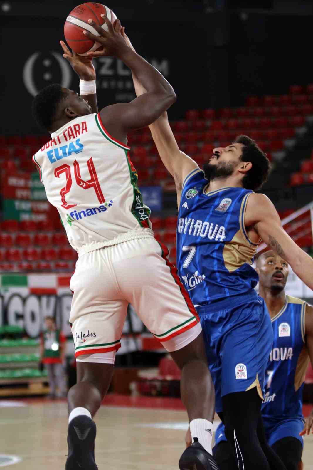 TÜRKİYE SİGORTA BASKETBOL SÜPER LİGİ'NİN 4. HAFTASINDA KARŞIYAKA, EVİNDE ÇAYIROVA BELEDİYESİ’Nİ 95-79 MAĞLUP ETTİ.