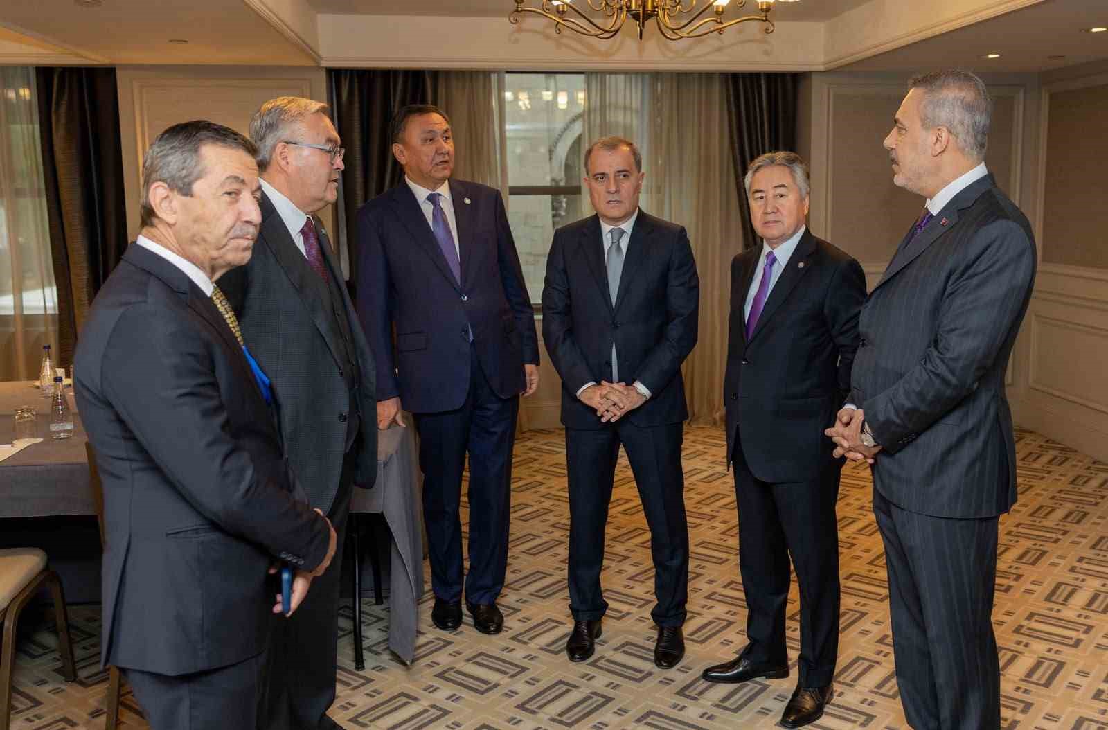 DIŞİŞLERİ BAKANI HAKAN FİDAN, NEW YORK'TA TÜRK DEVLETLERİ TEŞKİLATI (TDT) DIŞİŞLERİ BAKANLARI KONSEYİ GAYRİRESMİ TOPLANTISI’NA KATILDI.