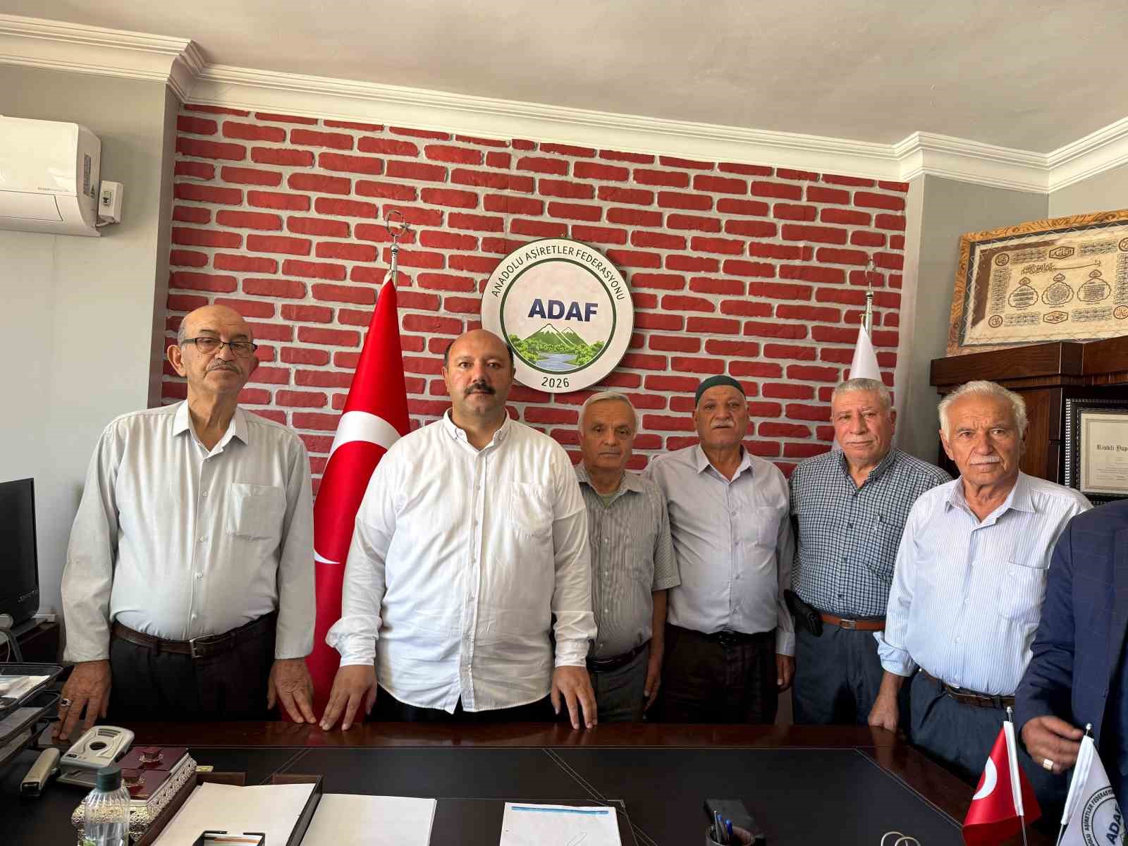 ANADOLU AŞİRETLER FEDERASYONU’NDAN "TERÖRSÜZ TÜRKİYE" SÜRECİNE TAM DESTEK