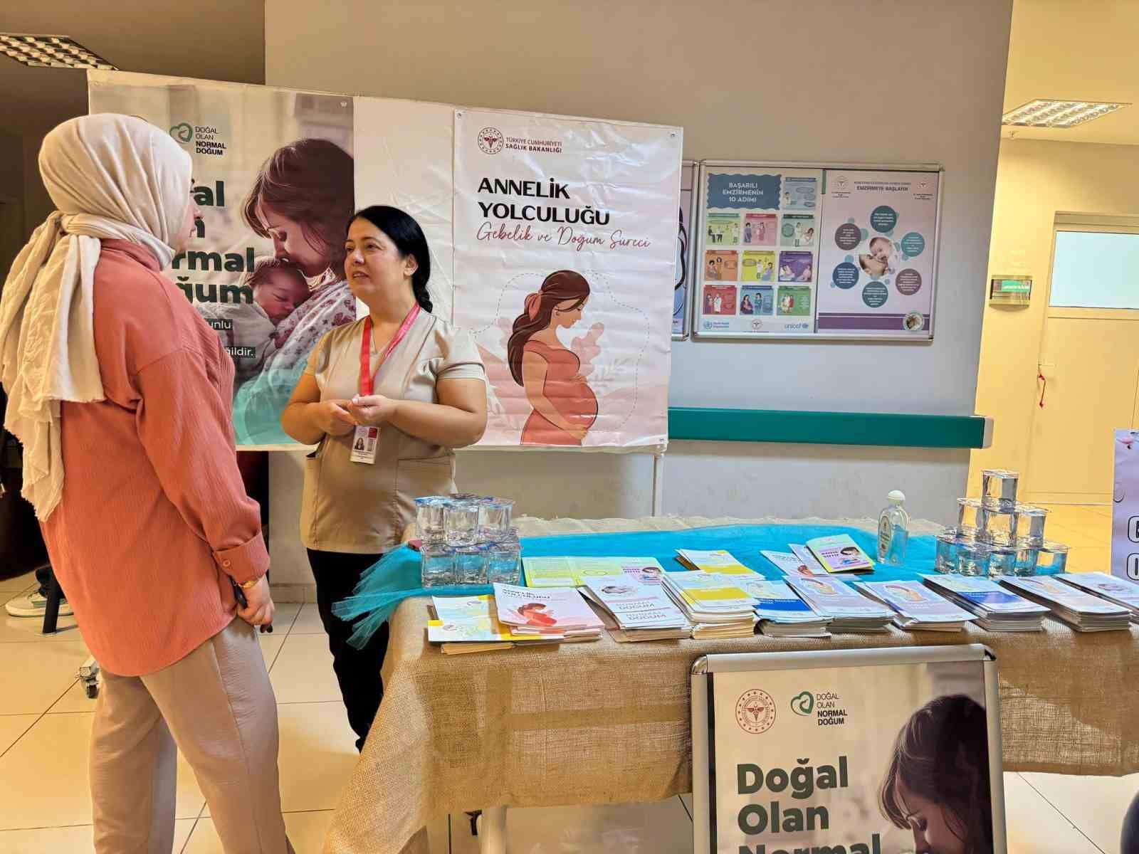 MUĞLA’DA NORMAL DOĞUM HAFTASI KAPSAMINDA FARKINDALIK STANDI KURULDU