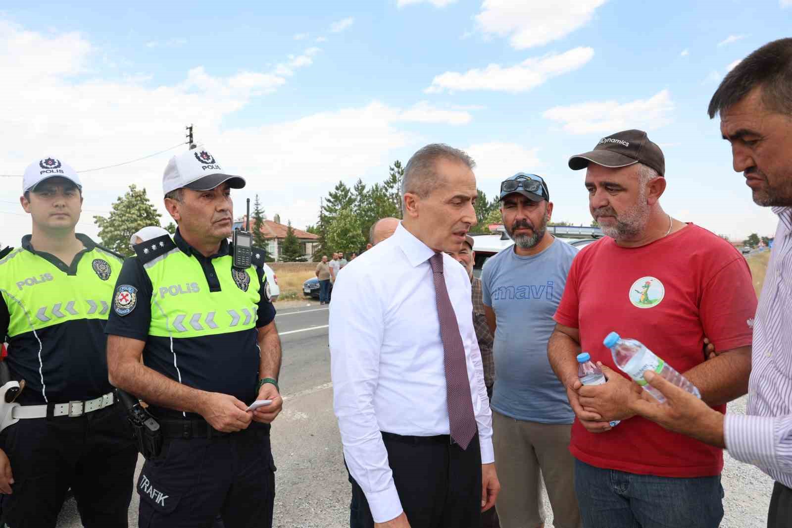 NEVŞEHİR VALİSİ HÜSEYİN KÖK, ÖLEN KADININ YAKINLARINA BAŞSAĞLIĞI DİLEDİ