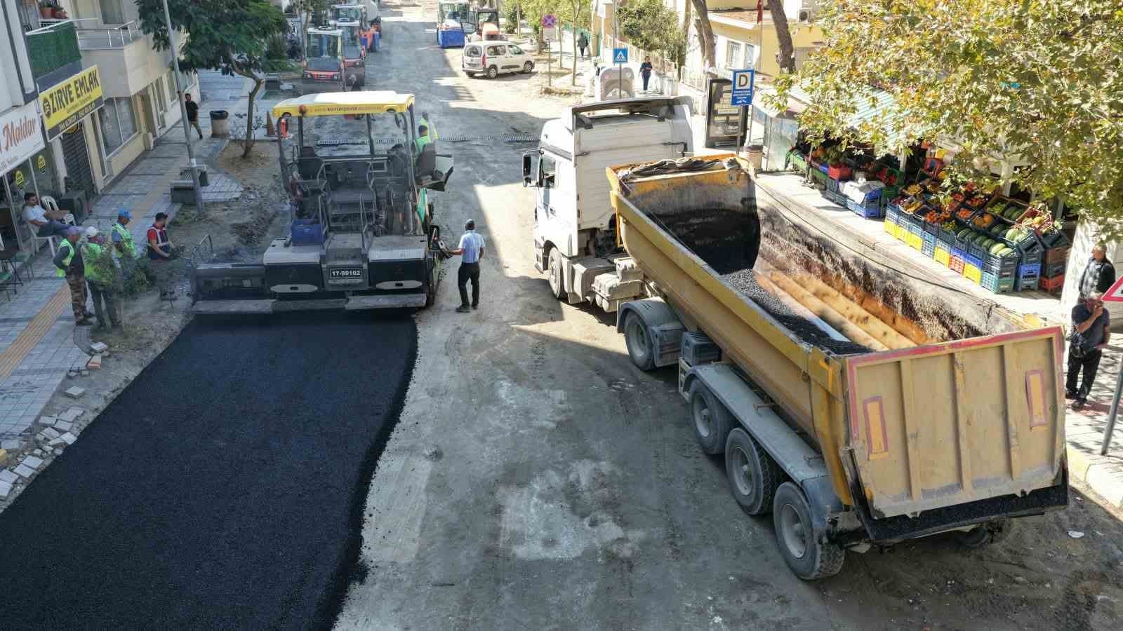AYDIN BÜYÜKŞEHİR’İN SÖKE’DE ÇALIŞMALARI SÜRÜYOR